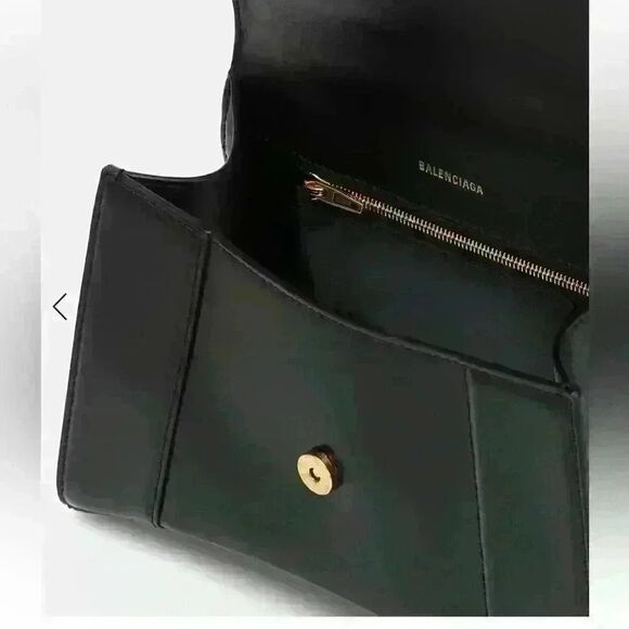 BALENCIAGA Hourglass Small leather crossbody bag - Picture 2 of 13